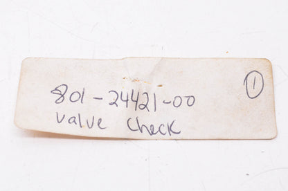 New OEM Yamaha 801-24421-00-00 Check Valve NOS