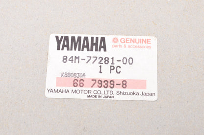 New OEM Yamaha 84M-77281-00-00 Exciter Stripe 1 Emblem NOS