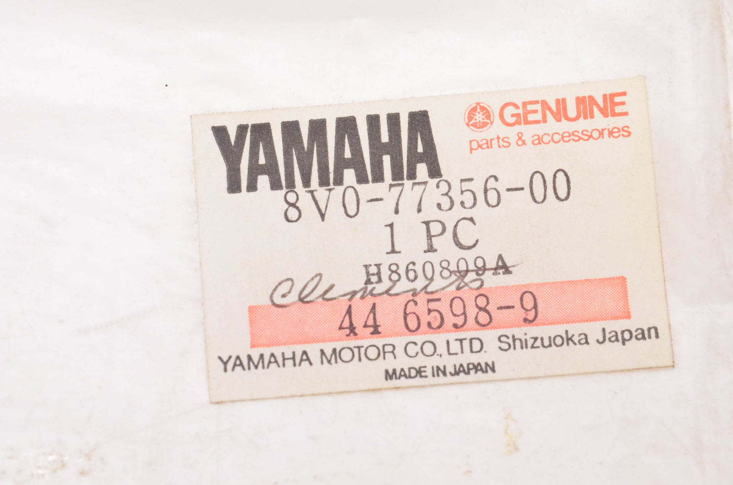 New OEM Yamaha 8V0-77356-00-00 Phazer Emblem 6 NOS