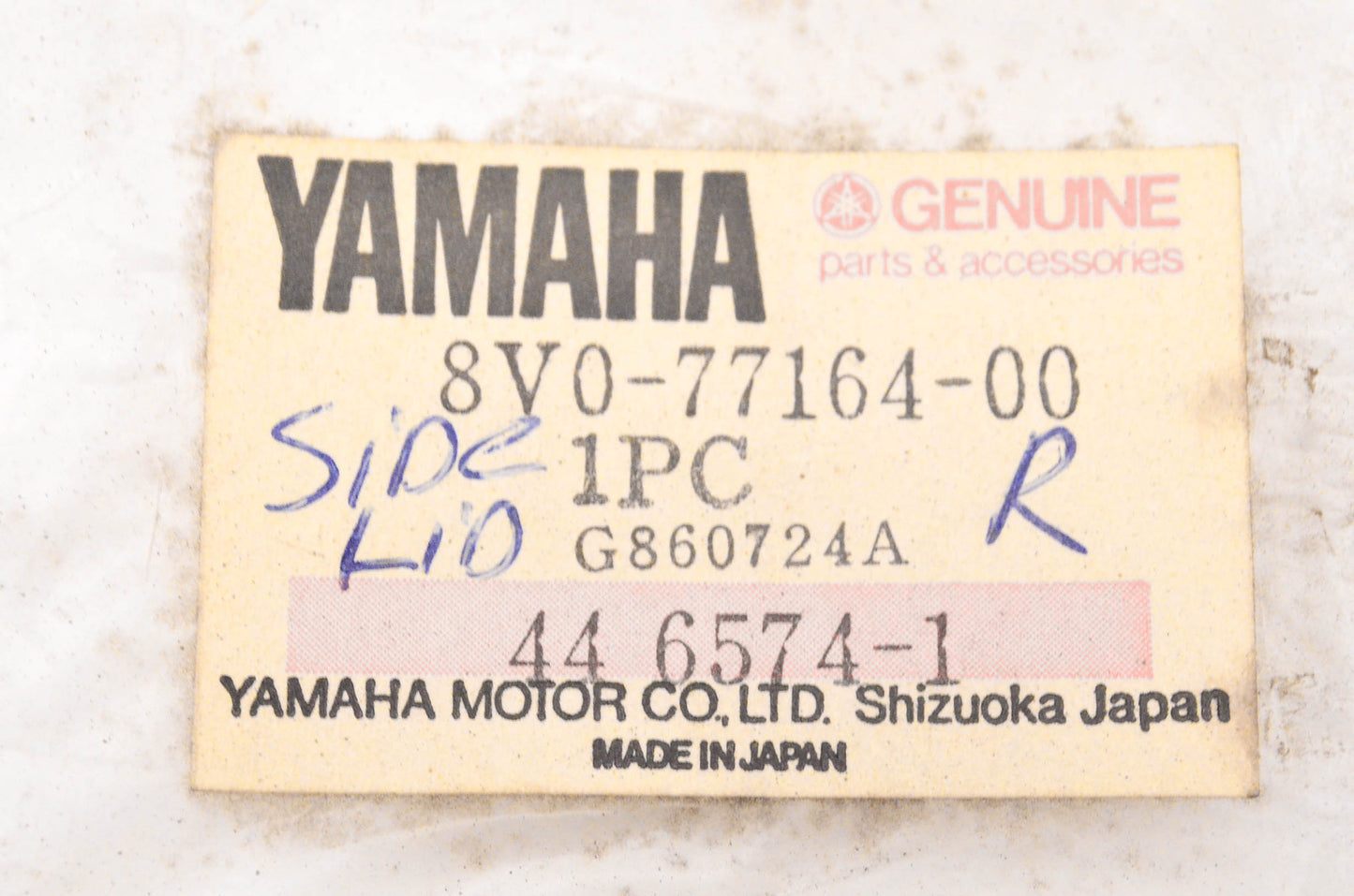 New OEM Yamaha 8V0-77164-00-00 Phazer Ornament 2 NOS