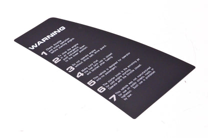 New OEM Yamaha 8Y2-77458-00-00 Warning Label NOS