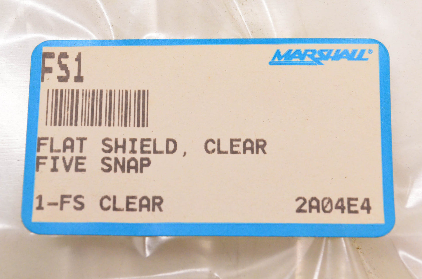 Marshall FS1 Clear Flat Shield NOS