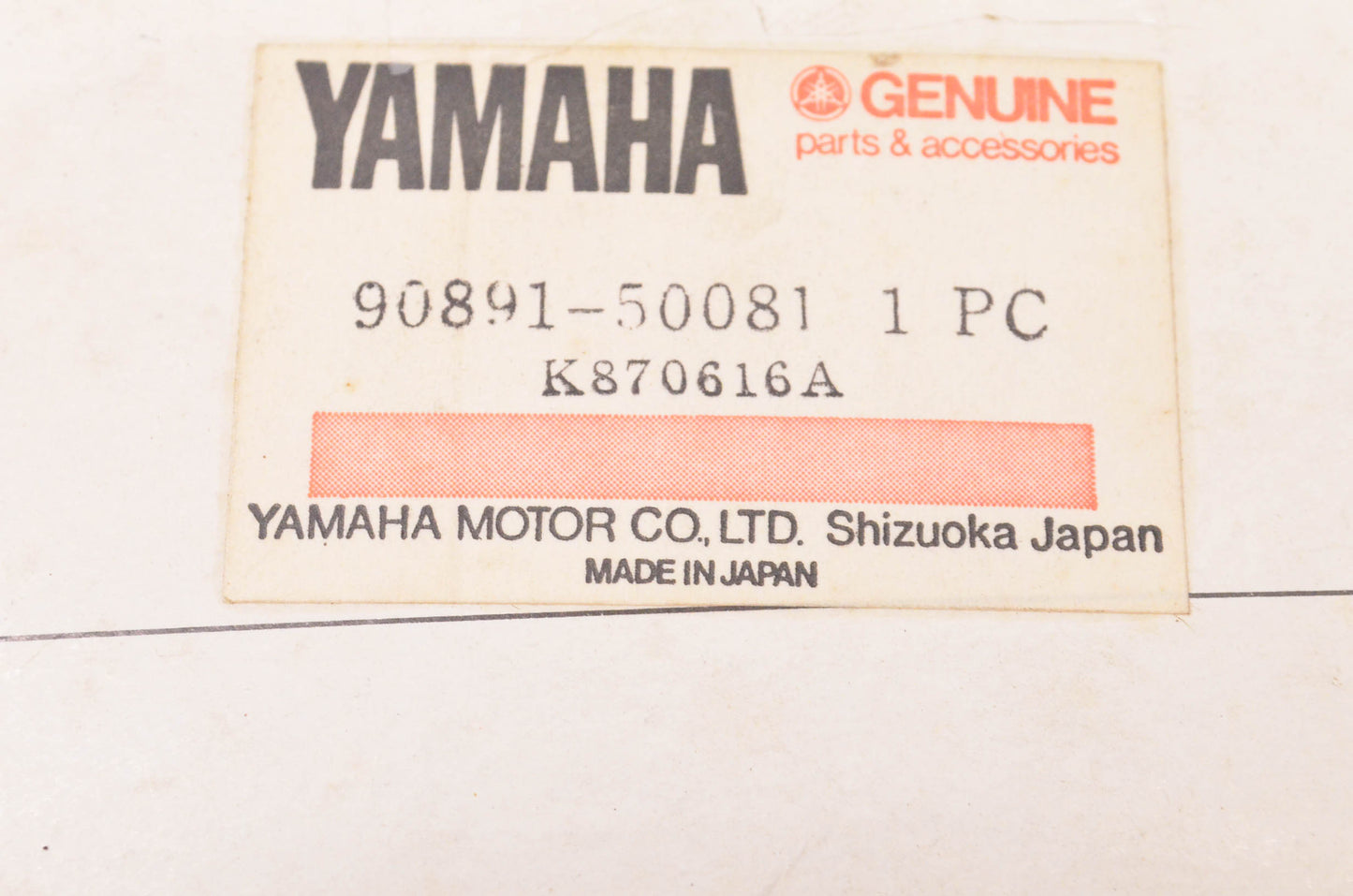 New OEM Yamaha 90891-50081-00-00 EX570L Left Hand Carburetor Assembly NOS