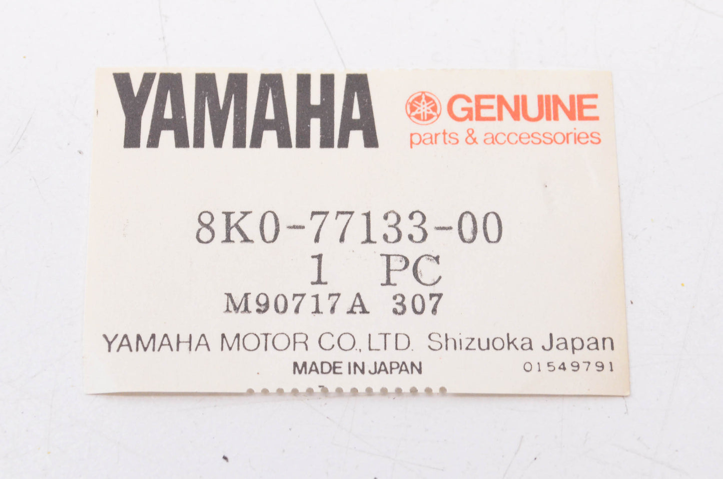 New OEM Yamaha 8K0-77133-00-00 Louver NOS