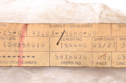 New OEM Yamaha 93103-35068-00 Oil Seal NOS