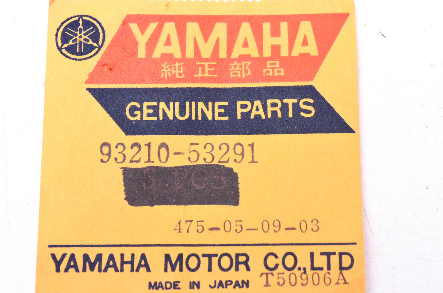 New OEM Yamaha 93210-53291-00 O-Ring NOS