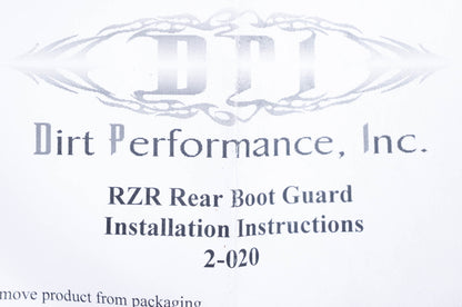 DPI 2-020 Polaris RZR Rear CV Boot Guard Kit NOS
