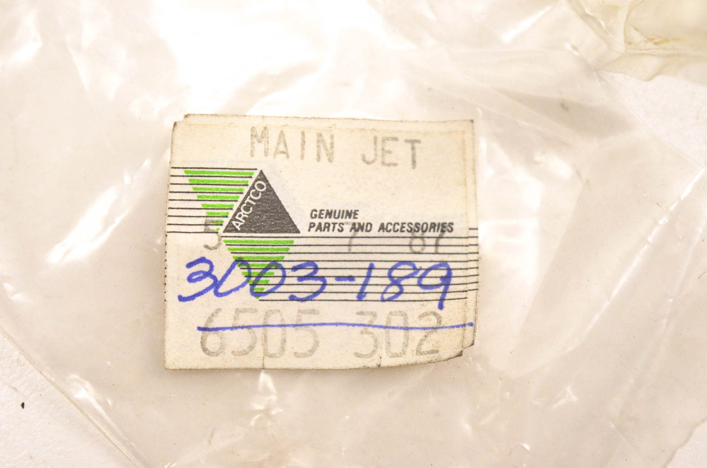 New OEM Arctic Cat 6505-302 Main Jet NOS