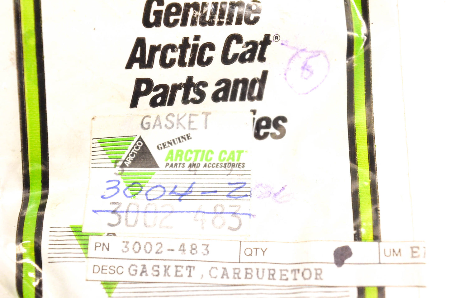 New OEM Arctic Cat 3002-483 Gasket NOS