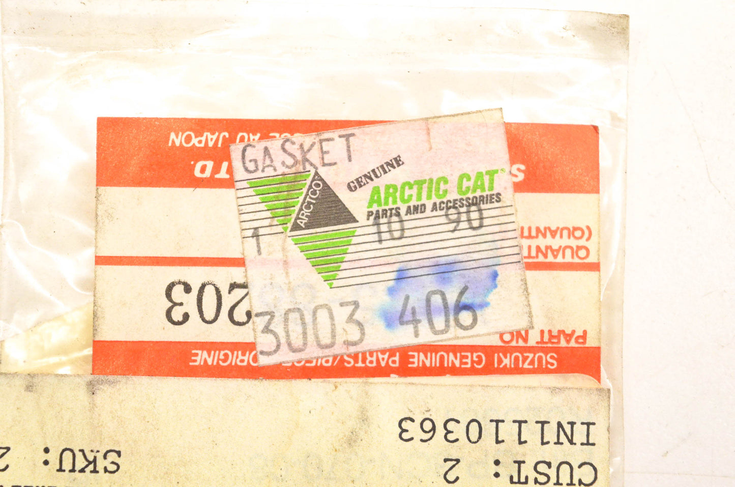 New OEM Arctic Cat 3003-406 Carburetor Gasket NOS