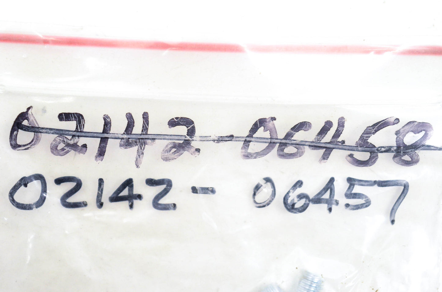 New OEM Suzuki 02142-06458 Screws Qty 4 NOS