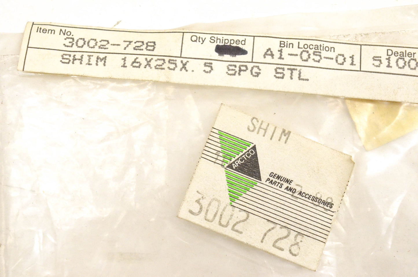 New OEM Arctic Cat 3002-728 Shim NOS