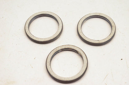 New OEM Suzuki 14181-05020 Exhaust Pipe Gaskets Qty 3 NOS