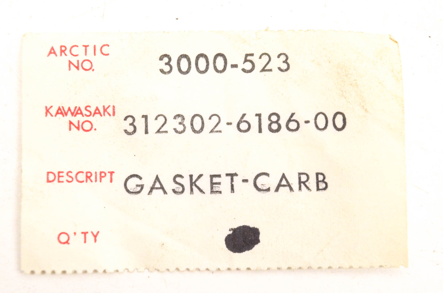 New OEM Arctic Cat 3000-523 Carburetor Gasket NOS
