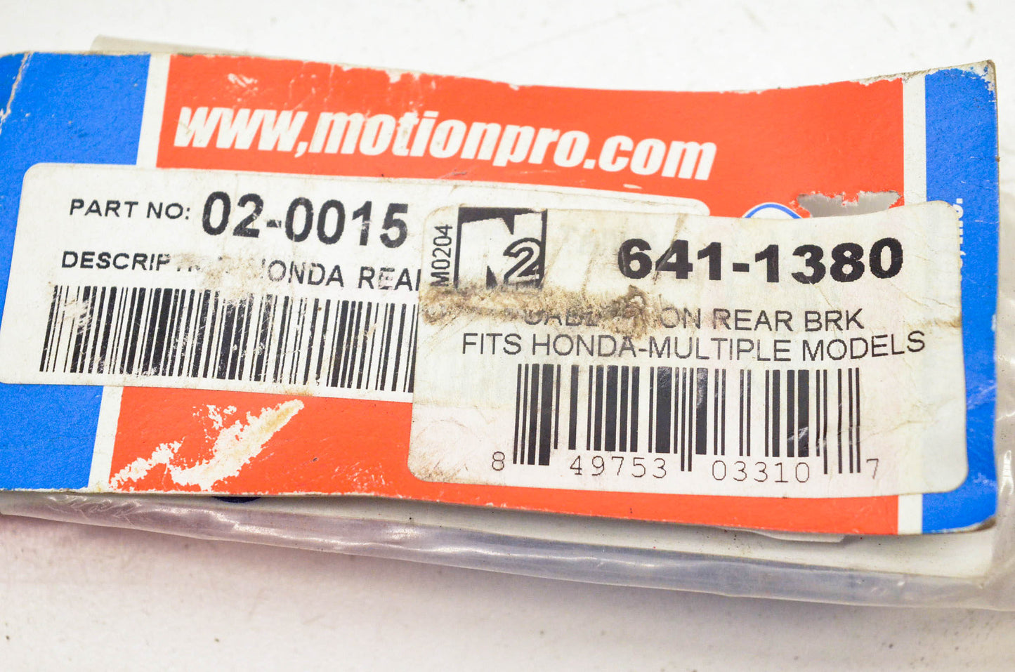 Motion Pro 02-0015, 641-1380 Brake Cable NOS