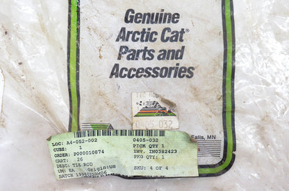 New OEM Arctic Cat 0405-032 Tie Rod NOS