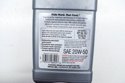 Amsoil MCVQT-EA SAE 20W-50 1-Quart NOS