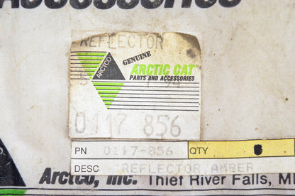 New OEM Arctic Cat 0117-856 Amber Reflector NOS
