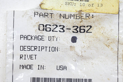 New OEM Arctic Cat 0623-362 Reinstallable Plastic Rivets Qty 3 NOS