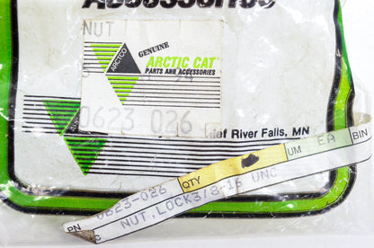 New OEM Arctic Cat 0623-026 Flex Lock Nuts Qty 2 NOS