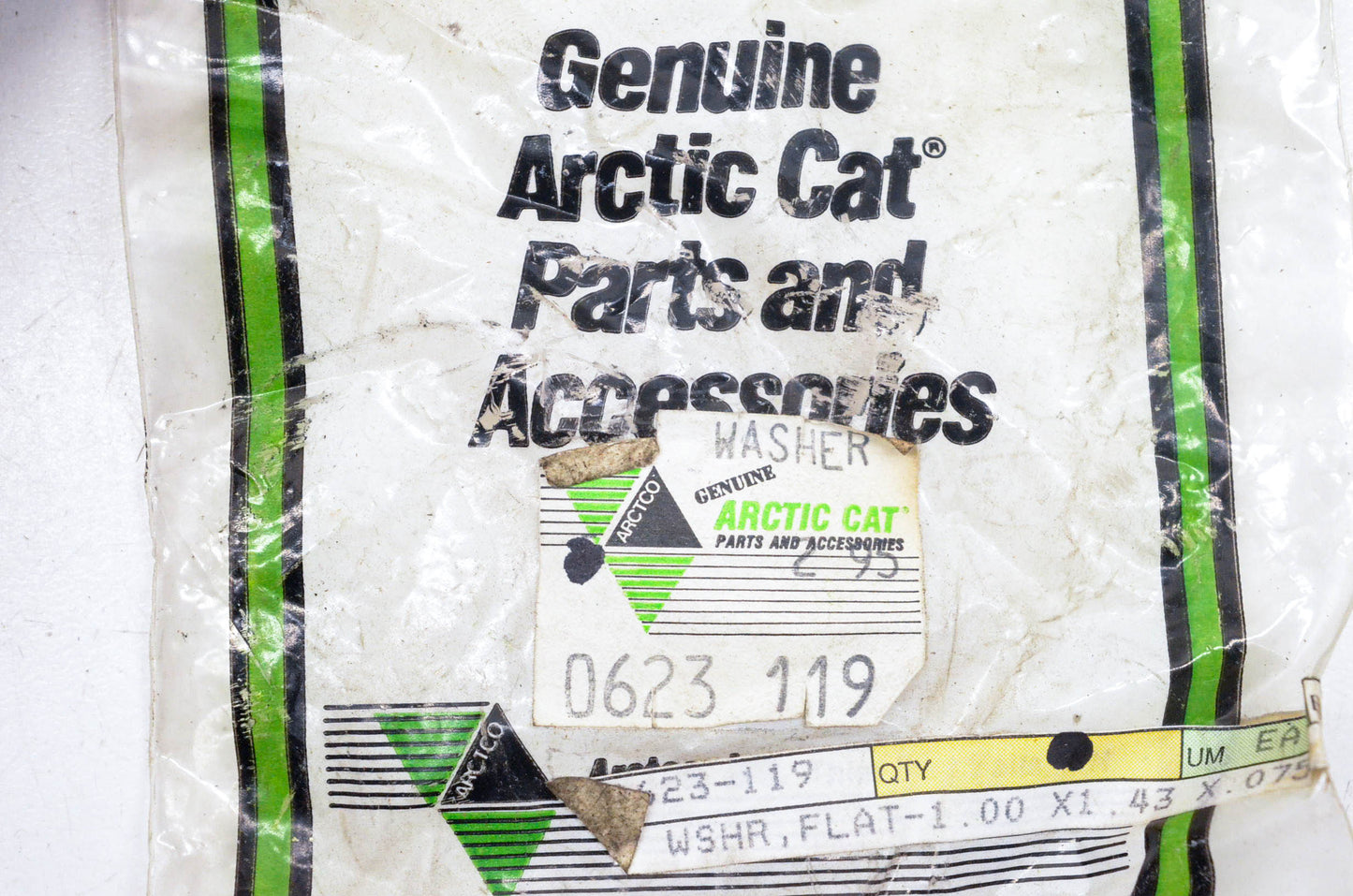 New OEM Arctic Cat 0623-119 Flat Washer 1.00x1.43x.75 NOS