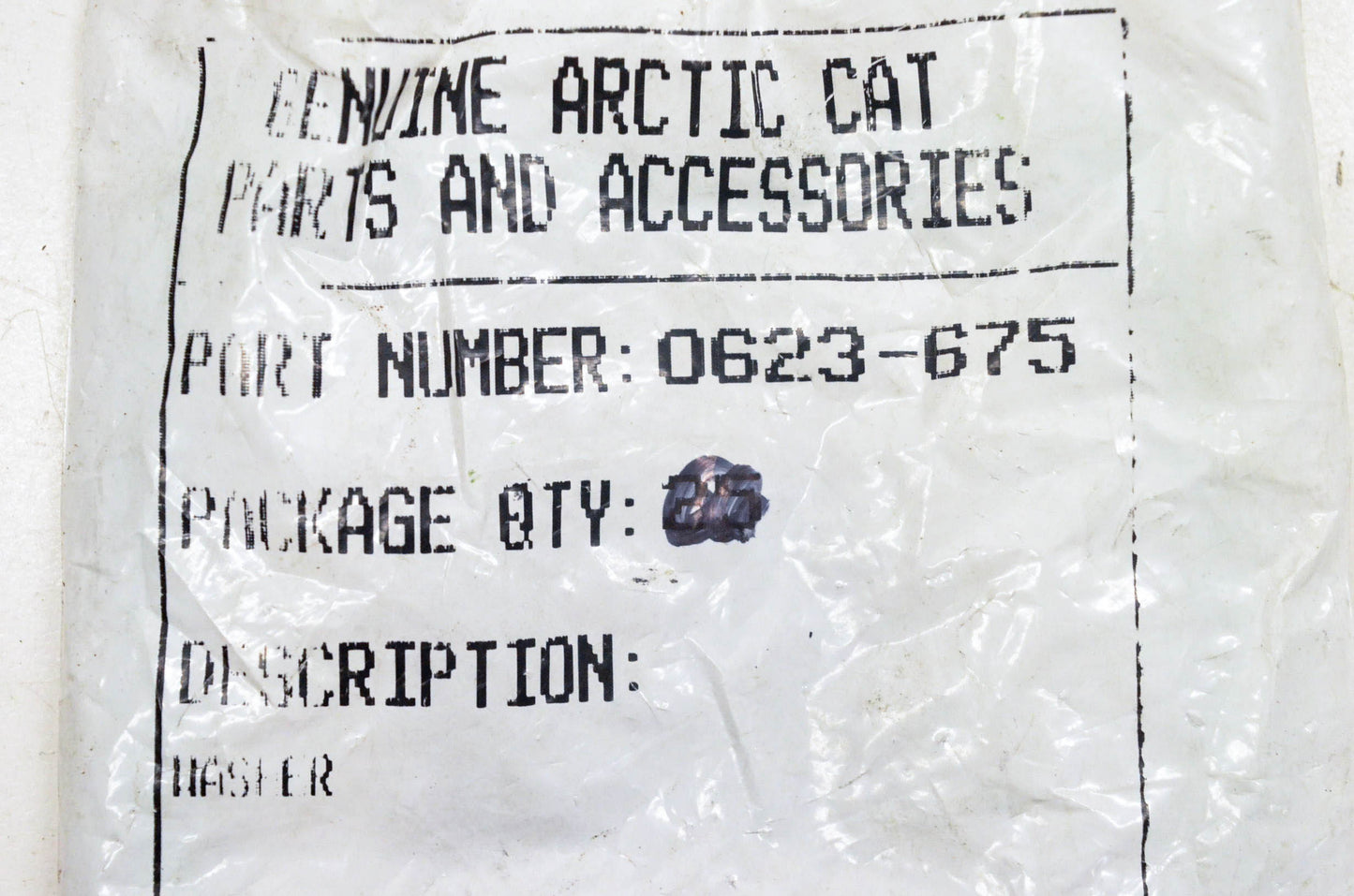 New OEM Arctic Cat 0623-675 Washers Qty 4 NOS