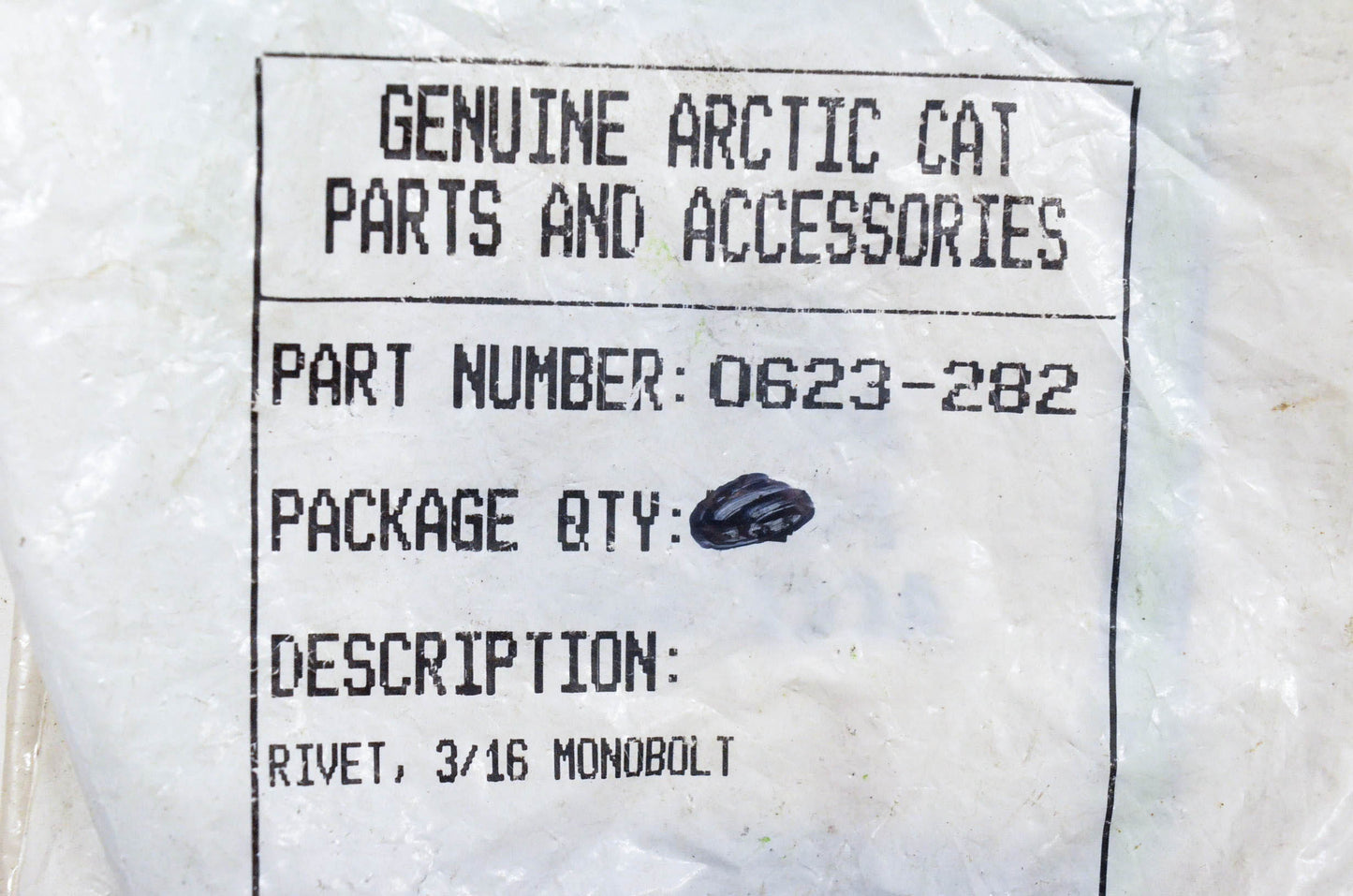 New OEM Arctic Cat 0623-282 Rivets Qty 22 NOS