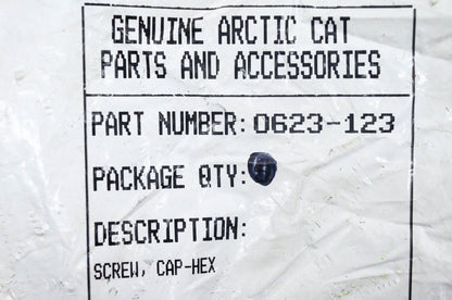New OEM Arctic Cat 0623-123 Hex Head Cap Screw NOS