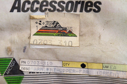 New OEM Arctic Cat 0703-310 Front Upper Control A-Arm Neon Green NOS