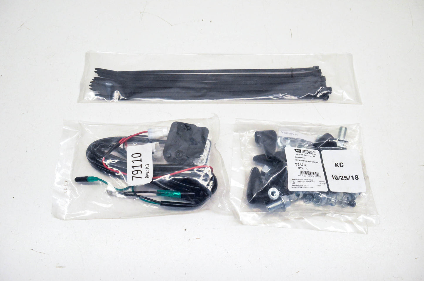New OEM Yamaha B16-F28M0-V0-00 Warn Winch Mount Kit NOS