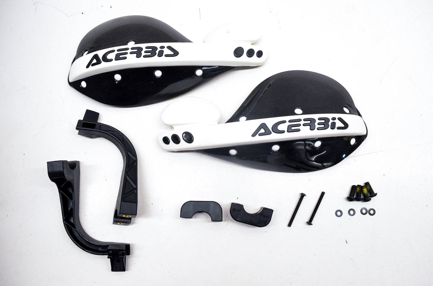 Aftermarket 860603000 Acerbis Black & White Handguard Kit NOS