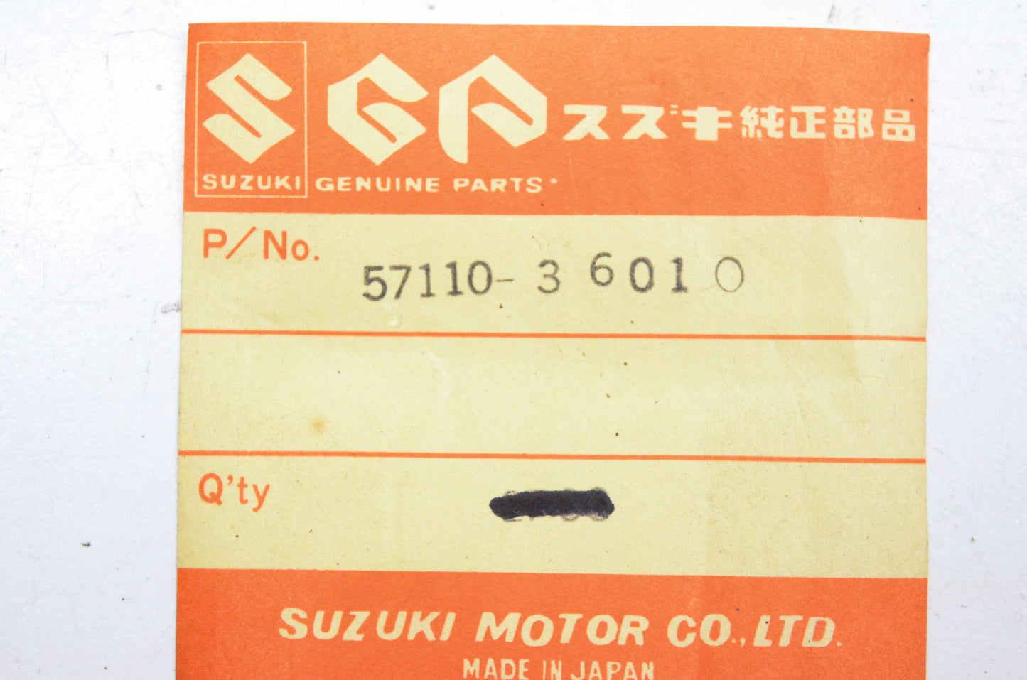 New OEM Suzuki 57110-36010 Throttle Grip NOS