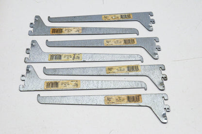 Aftermarket Utility Shelf Brackets 10" .25 .40 cm Qty 7 NOS