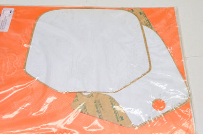 One Industries BG-YA080-WH White Number Plate Background Kit NOS