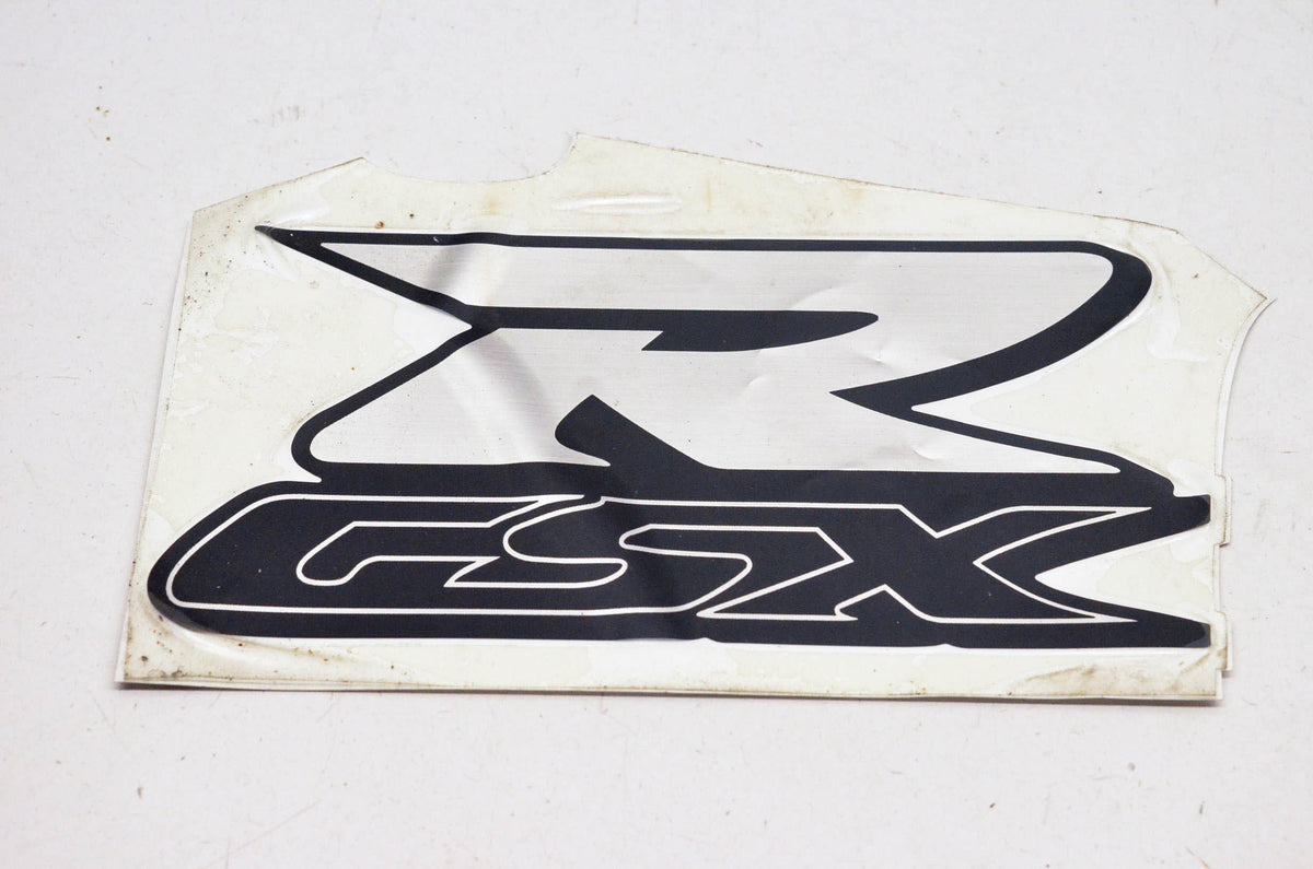 New OEM Suzuki GSX-R Silver & Black Decal NOS