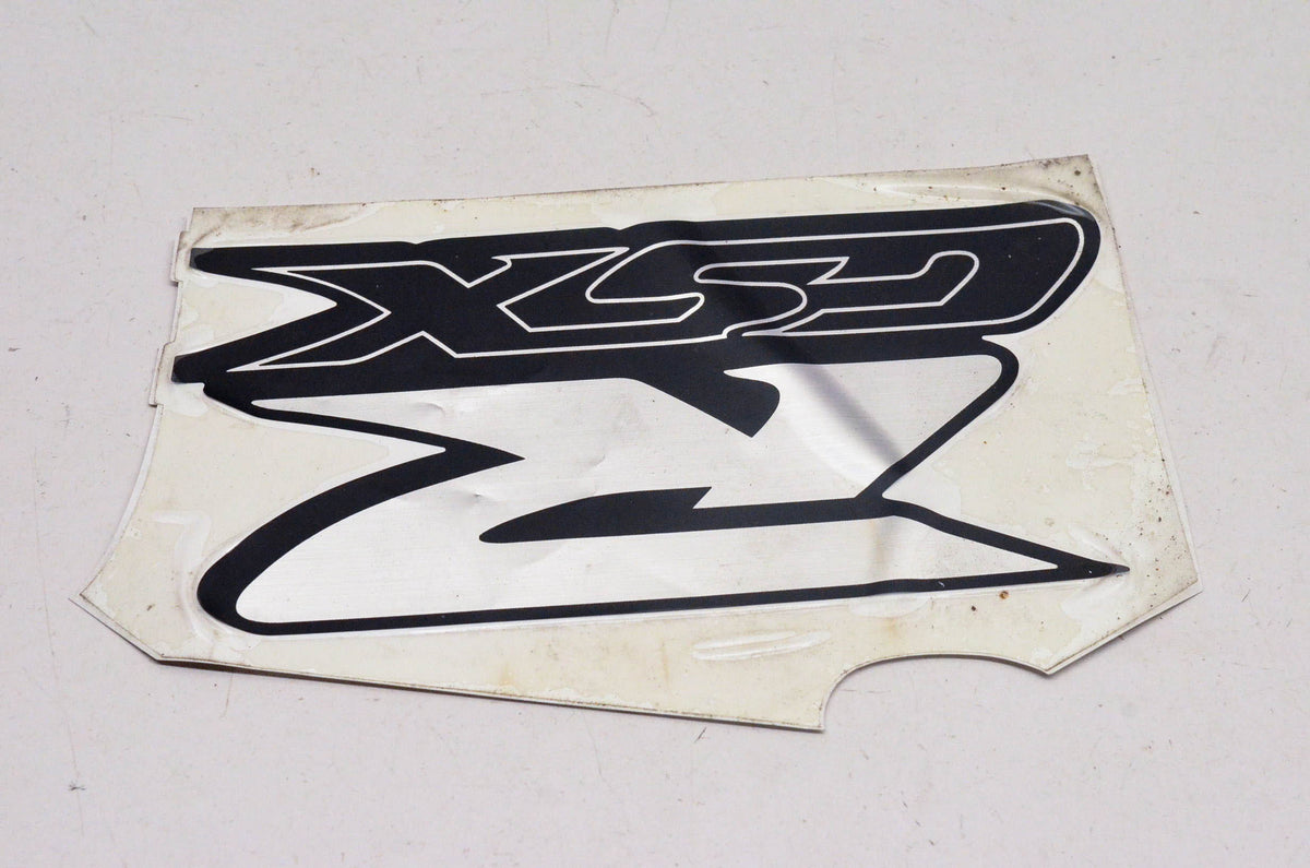 New OEM Suzuki GSX-R Silver & Black Decal NOS