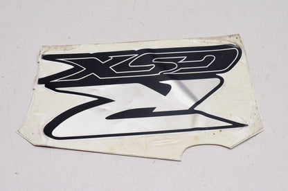 New OEM Suzuki GSX-R Silver & Black Decal NOS
