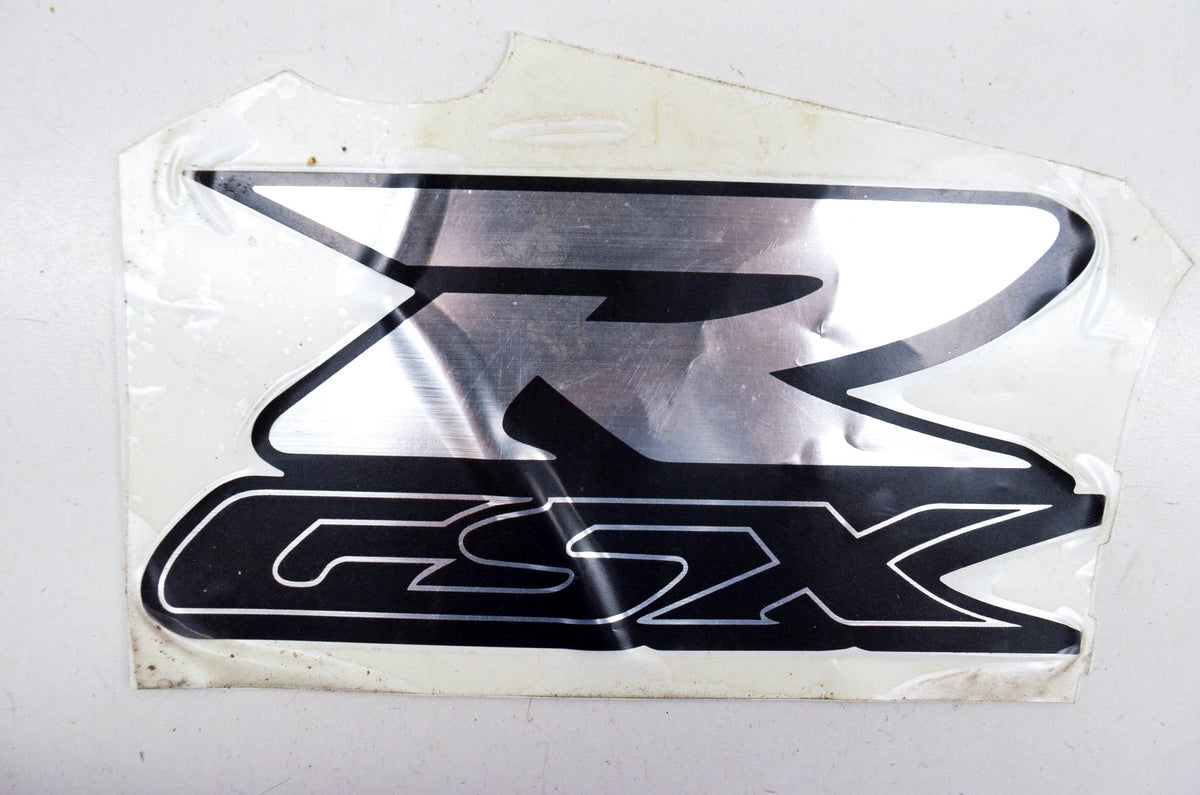 New OEM Suzuki GSX-R Silver & Black Decal NOS