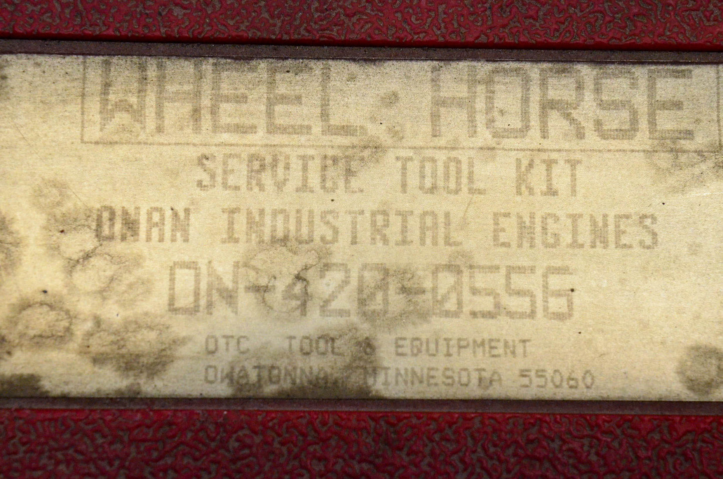 Wheel Horse ON-420-0556 Onan Engine Service Tool Kit