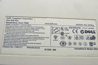 Dell M781P CRT Computer Monitor