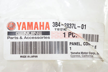New OEM Yamaha 3B4-2837L-01-00 Console Panel NOS