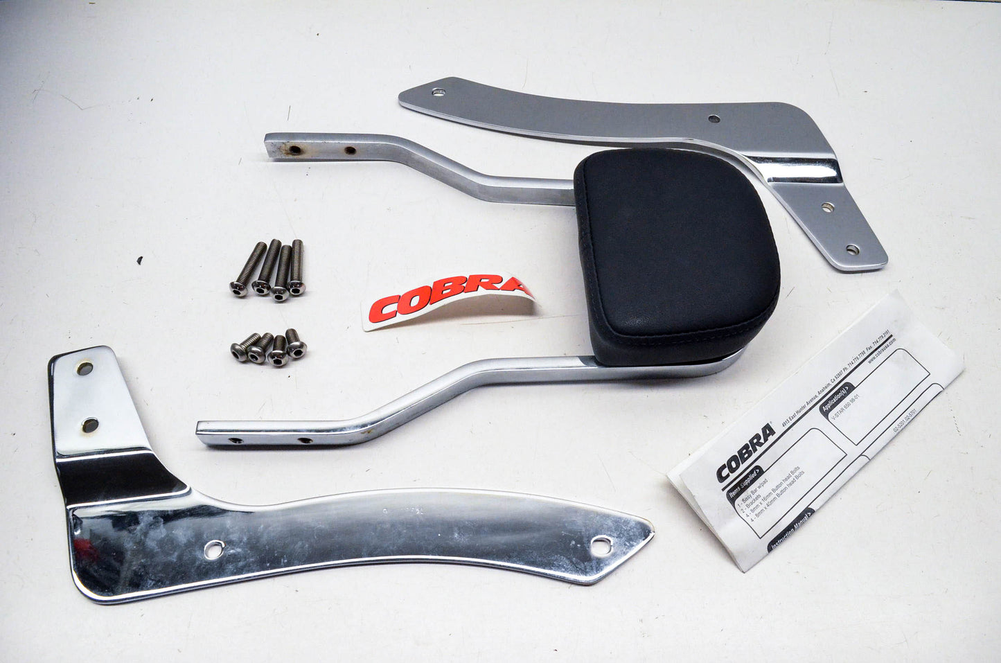 Cobra BLV25701, 02-5701 Sissy Bar Kit NOS