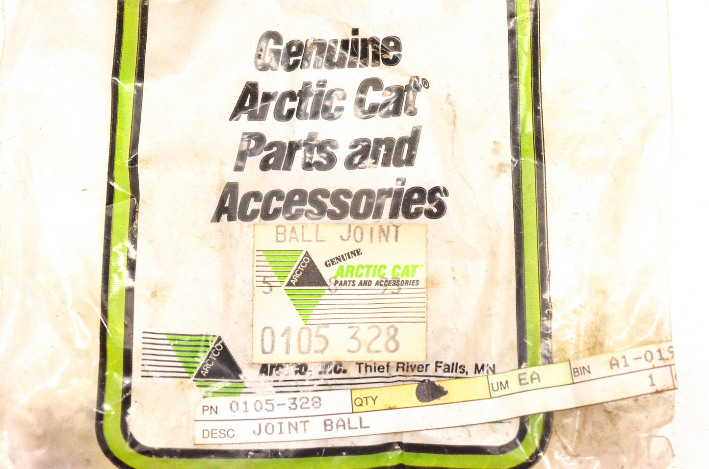 New OEM Arctic Cat 0105-328 Ball Joint NOS