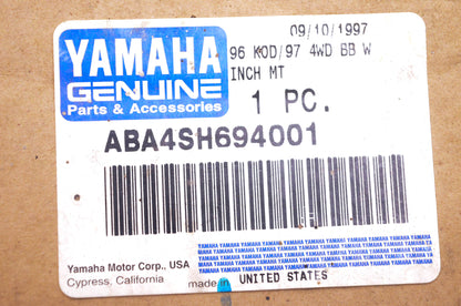 New OEM Yamaha ABA-4SH69-40-01 Warn Winch Mount Kit NOS