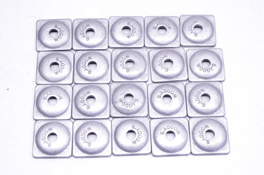 Woody's ASW-3725 Aluminum Backers 7mm 1-1/8" Qty 20 NOS