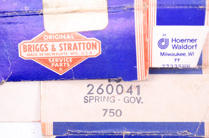 New OEM Briggs & Stratton 260041 Governor Spring NOS