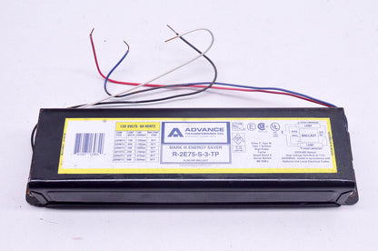 Advance R-2E75-S-TP, R-2E75-S-3-TP Mark III Energy Saver Ballast 120v 1.35/1.10a NOS