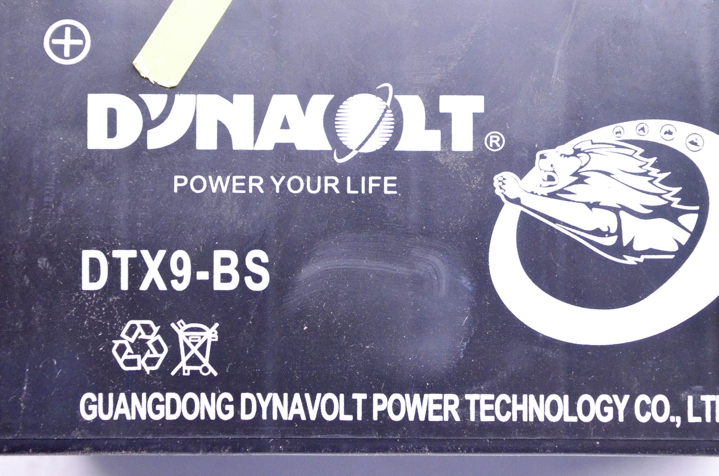 Dynavolt DTX9-BS Maintenance Free Battery Kit NOS