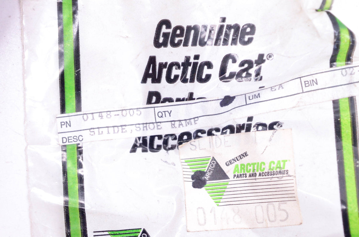 New OEM Arctic Cat 0148-005 Shoe Ramp Slide NOS