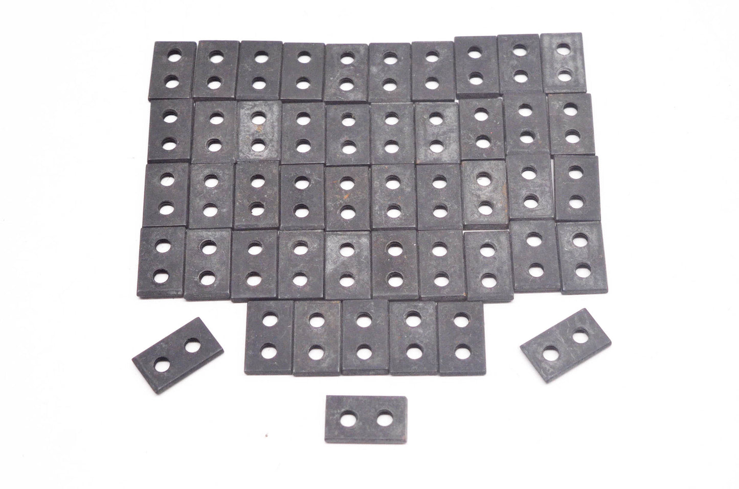 Woody's HP-3100 Double Gold Digger Hooker Stud Plates 1"x5/8" Kit NOS